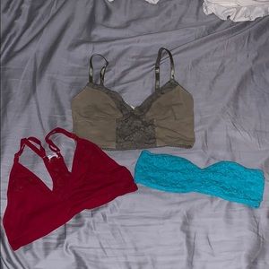 Collection of size S bandeaus ❤️💚💙